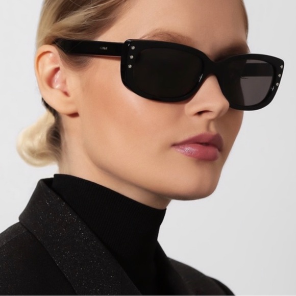 NEW CELINE CL40072I 25N WOMEN WHITE CELINE SUNGLASSES CL 40072I - Picture 4 of 10